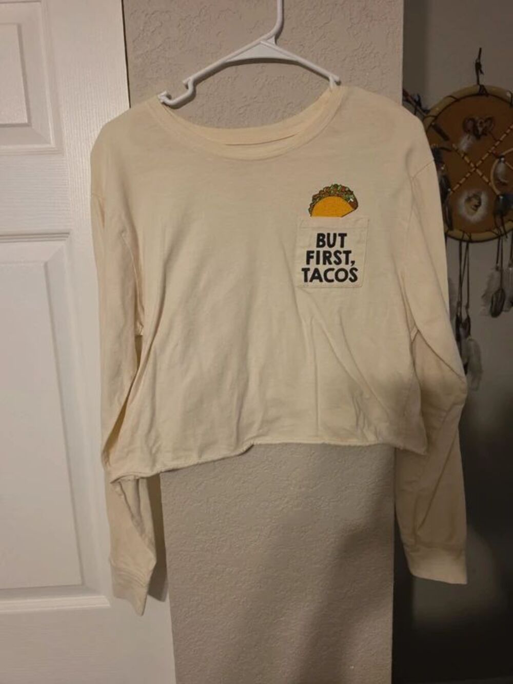 Crop top long sleeve